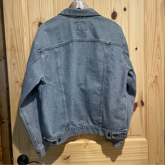 Levi Strauss‎ Signature 1873 Denim Trucker Jacket Size L Men's in Blue Denim - Picture 2 of 8